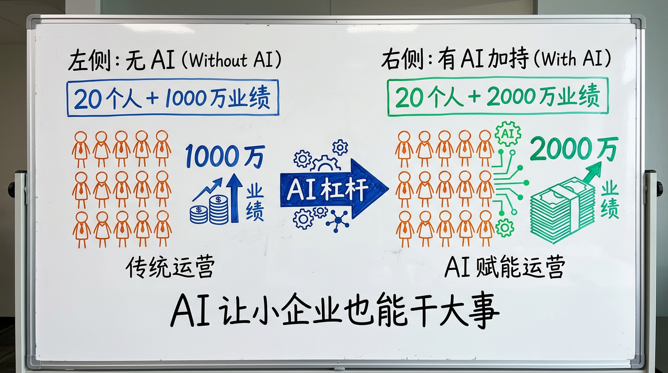 创业者角度对比图