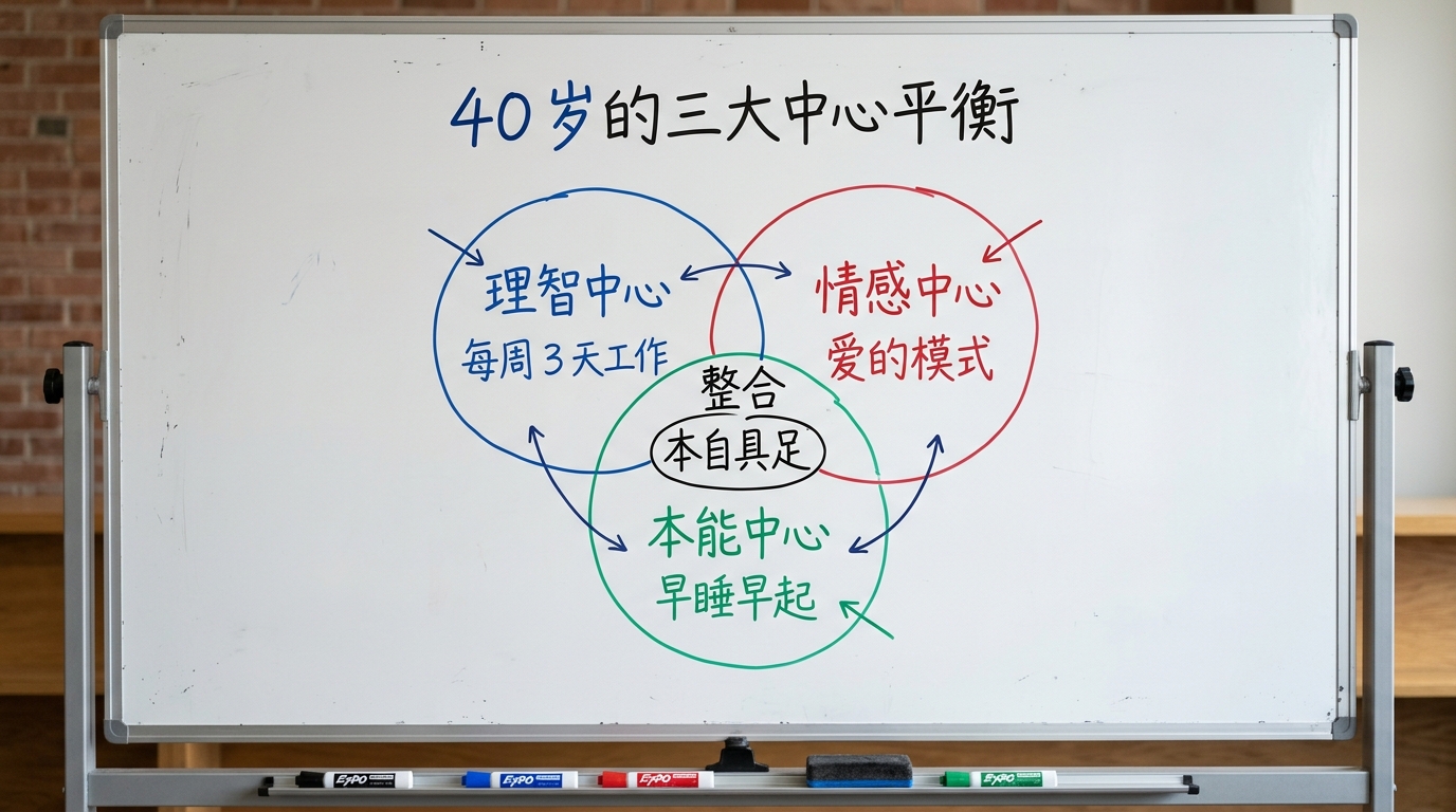 40 岁的三大中心平衡