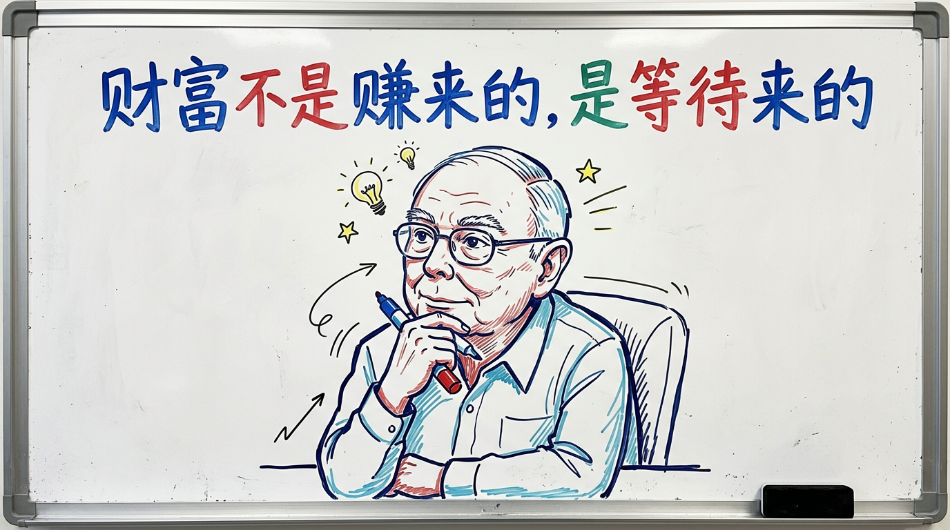 封面图：查理芒格卡通形象